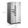 Maytag Side x Side Fridge (MSS25C4MGZ) - Stainless Steel