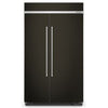 KitchenAid Built-In Fridge (KBSN708MBS) - Black Stainless Steel with PrintShield™ Finish