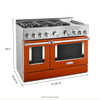 KitchenAid Gas Range (KFGC558JSC) - Scorched Orange