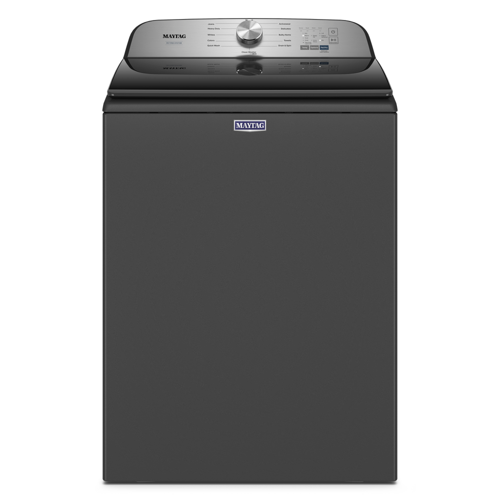 Maytag Top Load Washer (Pet Pro) (MVW6500MBK) - Volcano Black