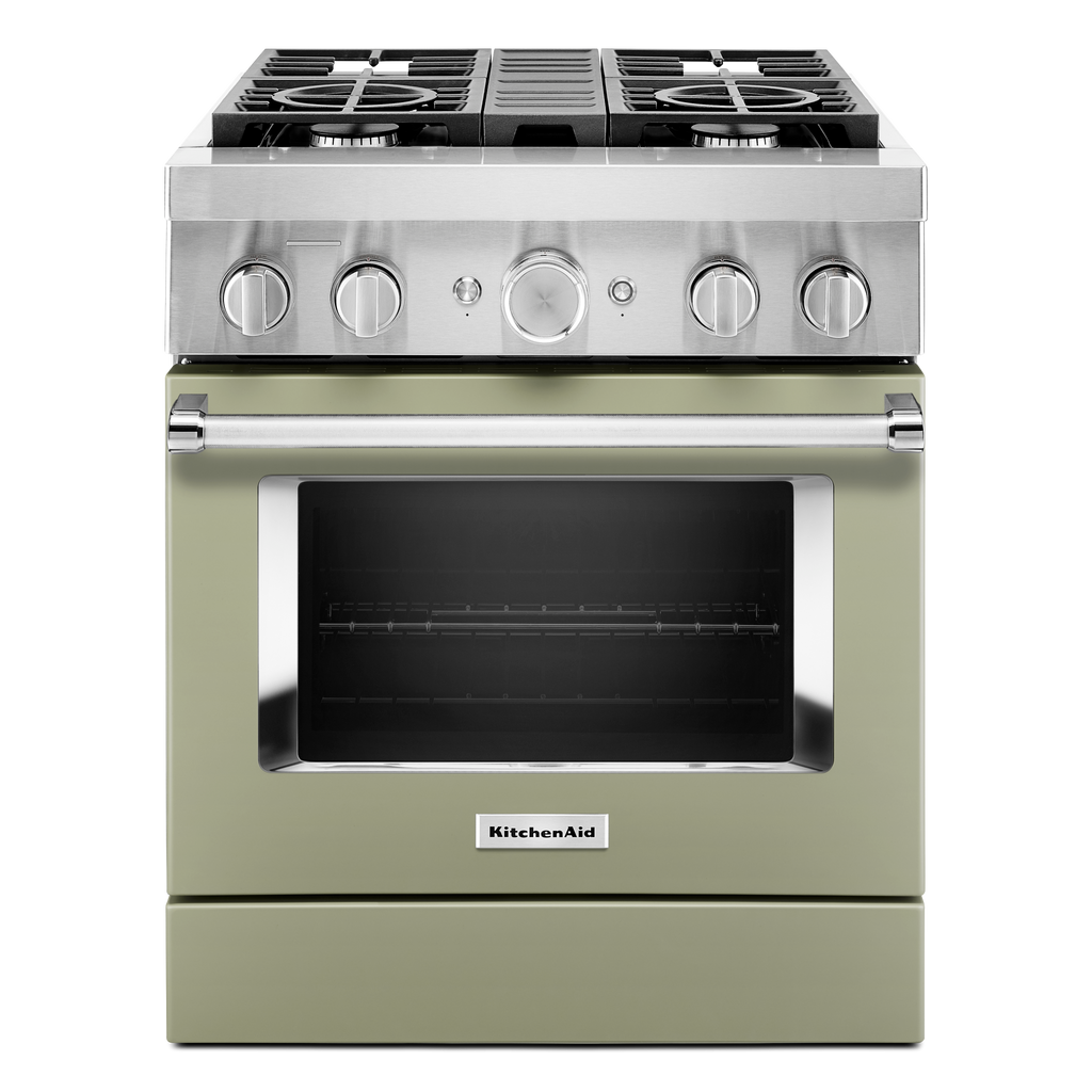 KitchenAid Dual Fuel Range (KFDC500JAV) - Avocado Cream