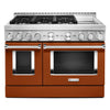 KitchenAid Gas Range (KFGC558JSC) - Scorched Orange