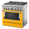 KitchenAid Gas Range (KFGC506JYP) - Yellow Pepper