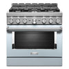 KitchenAid Gas Range (KFGC506JMB) - Misty Blue