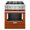 KitchenAid Dual Fuel Range (KFDC500JSC) - Scorched Orange