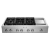 KitchenAid 48" Gas Cooktop (KCGC558JSS) - Stainless Steel