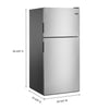 Maytag Top Mount Fridge (MRT118FFFZ) - Stainless Steel
