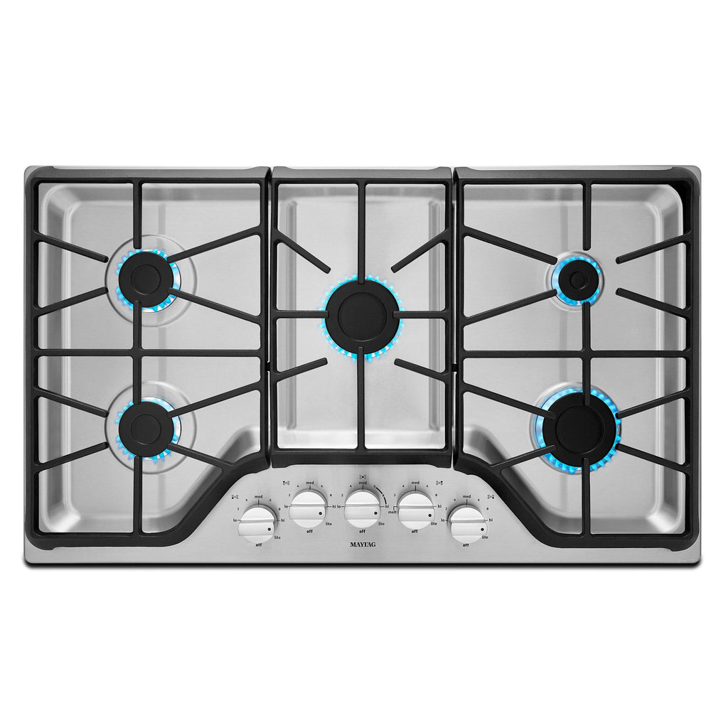 Maytag 36" Gas Cooktop (MGC7536DS) - Stainless Steel