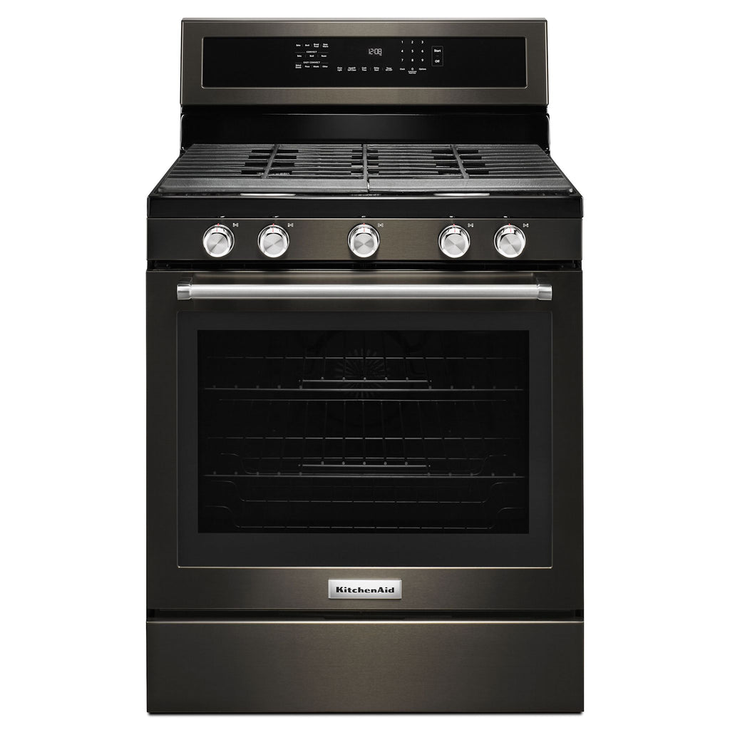 KitchenAid Gas Range (KFGG500EBS) - Black Stainless