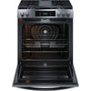 Frigidaire Gallery Gas Range (GCFG3060BD) - SmudgeProof Back Stainless Steel