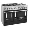 KitchenAid Dual Fuel Range (KFDC558JBK) - Imperial Black