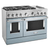 KitchenAid Dual Fuel Range (KFDC558JMB) - Misty Blue