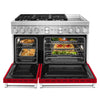 KitchenAid Dual Fuel Range (KFDC558JPA) - Passion Red