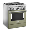 KitchenAid Dual Fuel Range (KFDC500JAV) - Avocado Cream