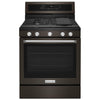 KitchenAid Gas Range (KFGG500EBS) - Black Stainless