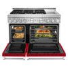 KitchenAid Gas Range (KFGC558JPA) - Passion Red