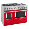 KitchenAid Dual Fuel Range (KFDC558JPA) - Passion Red