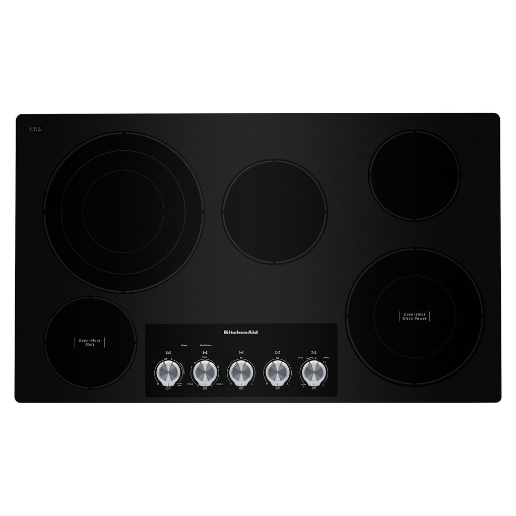 KitchenAid 36" Cooktop (KCES556HBL) - Black