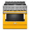 KitchenAid Gas Range (KFGC506JYP) - Yellow Pepper