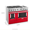 KitchenAid Dual Fuel Range (KFDC558JPA) - Passion Red