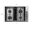 KitchenAid 30" Cooktop (KCGD500GSS) - Stainless Steel