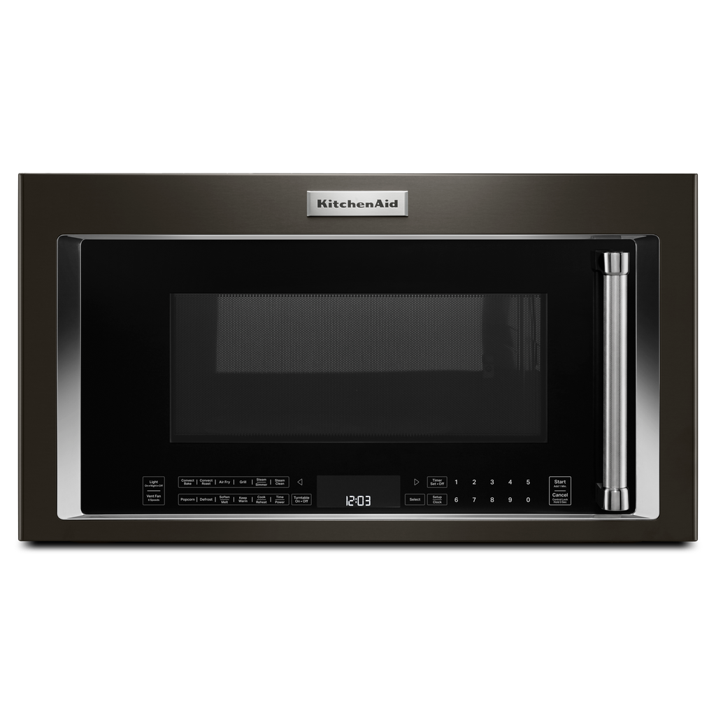 KitchenAid OTR Microwave (YKMHC319LBS) - Black Stainless Steel with PrintShieldâ„¢ Finish