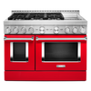 KitchenAid Gas Range (KFGC558JPA) - Passion Red