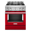 KitchenAid Gas Range (KFGC500JPA) - Passion Red
