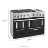 KitchenAid Dual Fuel Range (KFDC558JBK) - Imperial Black