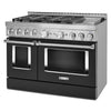 KitchenAid Gas Range (KFGC558JBK) - Imperial Black