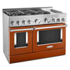 KitchenAid Gas Range (KFGC558JSC) - Scorched Orange