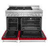 KitchenAid Gas Range (KFGC558JPA) - Passion Red