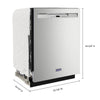 Maytag Dishwasher Stainless Steel Tub (MDB4949SKZ) - Stainless Steel