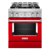 KitchenAid Gas Range (KFGC500JPA) - Passion Red