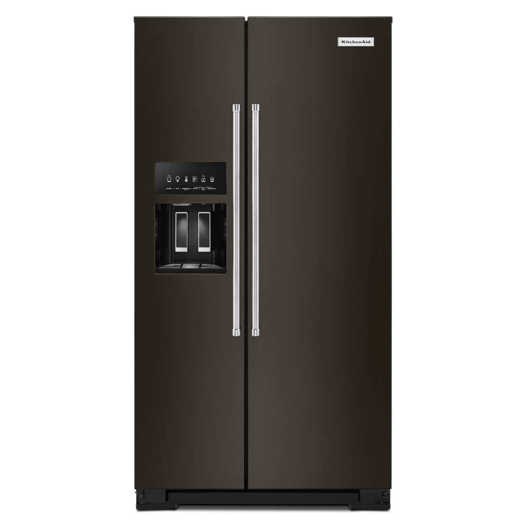 KitchenAid Counter Depth Fridge (KRSC700HBS) - Black Stainless