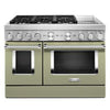 KitchenAid Dual Fuel Range (KFDC558JAV) - Avocado Cream