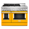 KitchenAid Gas Range (KFGC558JYP) - Yellow Pepper