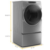 Whirlpool Front Load Dryer (YWED8620HC) - Chrome Shadow