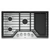 Whirlpool 36" Gas Cooktop (WCG97US6HS) - Stainless Steel
