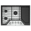 Whirlpool 30" Gas Cooktop (WCG97US0HS) - Stainless Steel