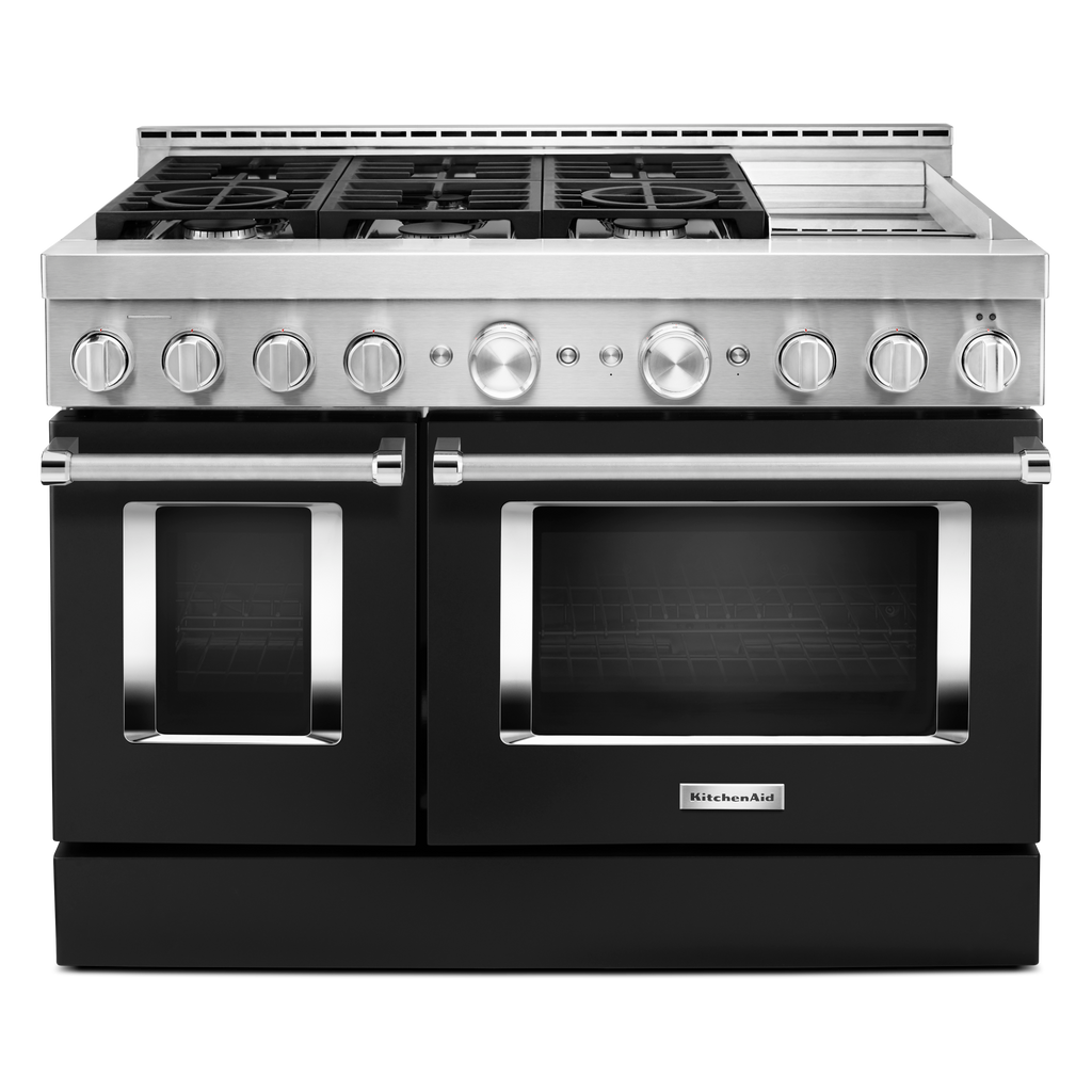 KitchenAid Gas Range (KFGC558JBK) - Imperial Black