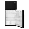 Whirlpool Top Mount Fridge (WRT519SZDB) - Black
