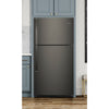 Whirlpool Top Mount Fridge (WRT541SZHV) - Black Stainless