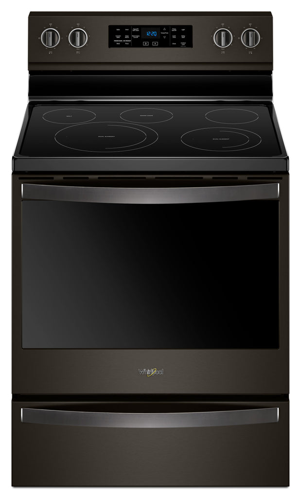 Whirlpool Convection Range (YWFE775H0HV) - Black Stainless