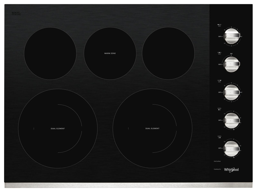Whirlpool 30" Cooktop (WCE77US0HS) - Stainless Steel