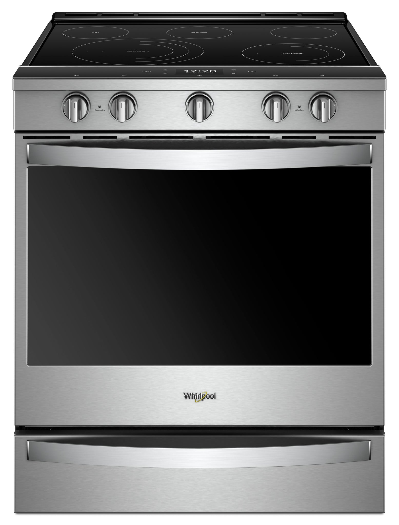 Whirlpool Front Control Range (YWEE750H0HZ) - Stainless Steel Whirlpool Front Control Range (YWEE750H0HZ) - Stainless Steel