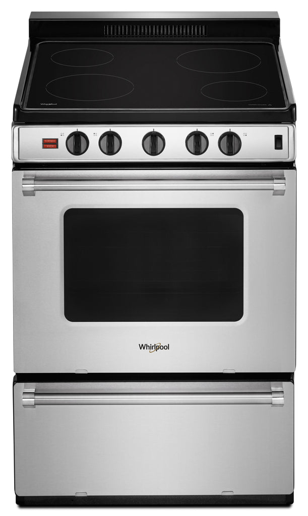 Whirlpool Standard Clean Range (YWFE50M4HS) - Stainless Steel
