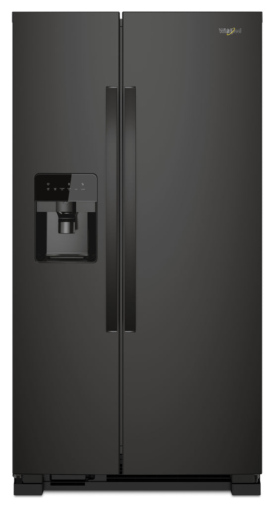 Whirlpool Side x Side Fridge (WRS335SDHB) - Black