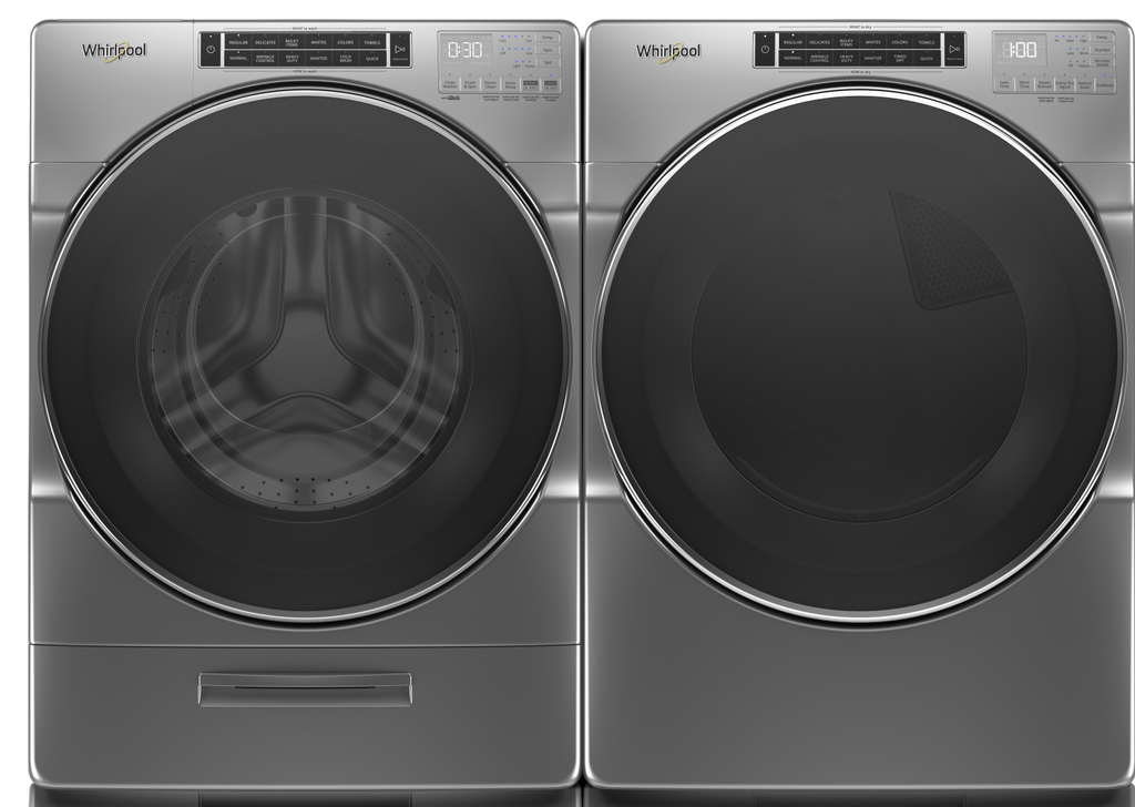 Whirlpool Front Load Pair (WHL1479607K) - Chrome Shadow