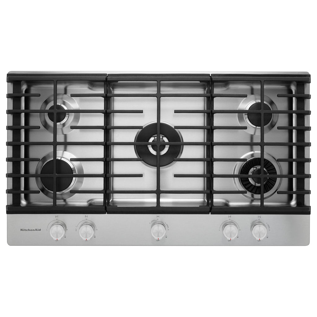 KitchenAid 36" Gas Cooktop (KCGS956ESS) - Stainless Steel